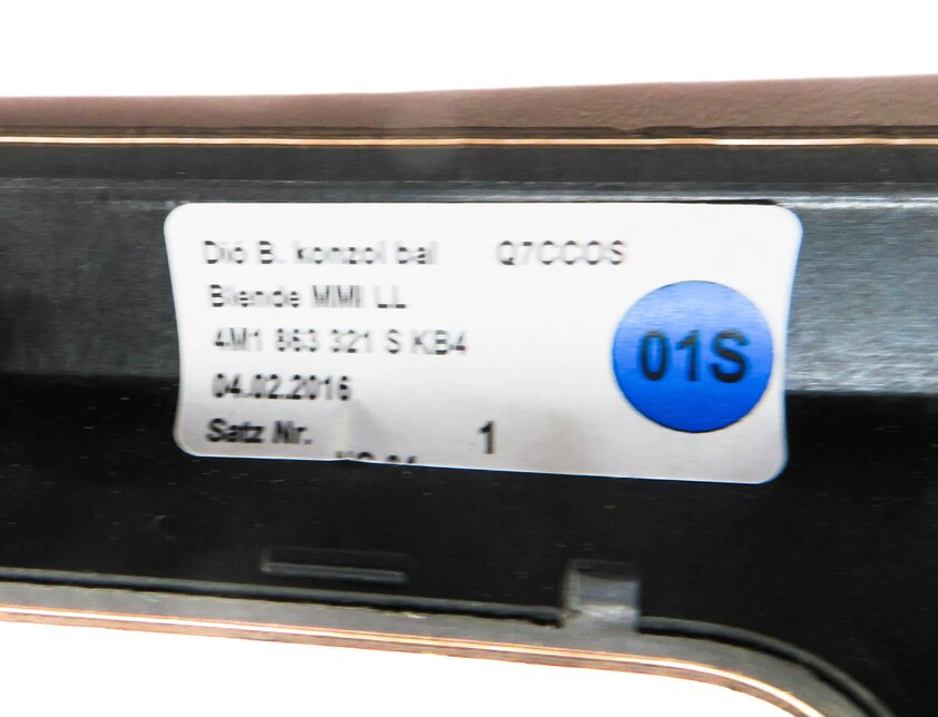 Thumbnail 8: 2017 AUDI Q7 (4M) INTERIOR DASH DOOR CONSOLE BEAUFORT WALNUT WOOD GRAIN TRIM SET