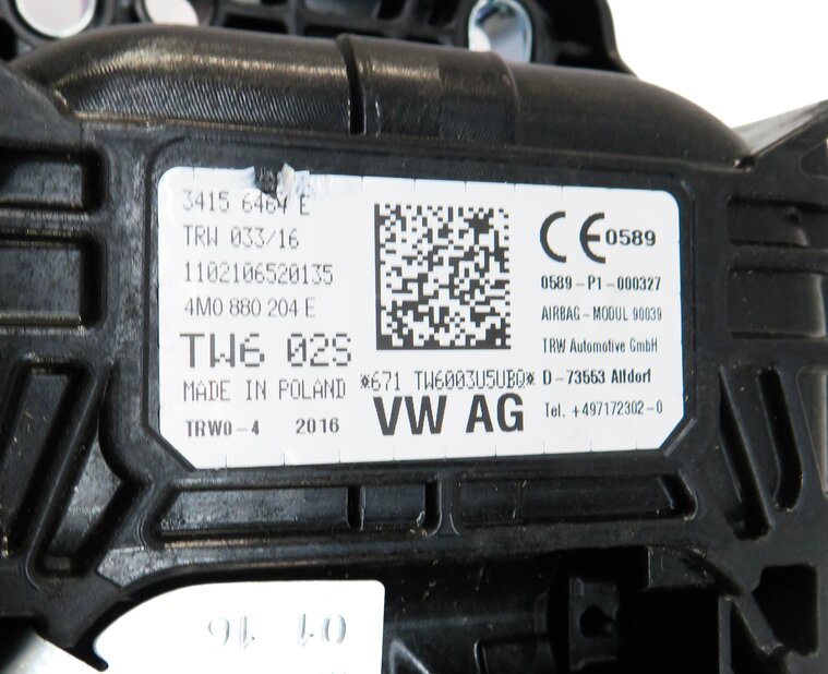 Thumbnail 5: 2017-2020 AUDI Q7 (4M) RIGHT FRONT PASSENGER DASH SRS AIRBAG AIR BAG