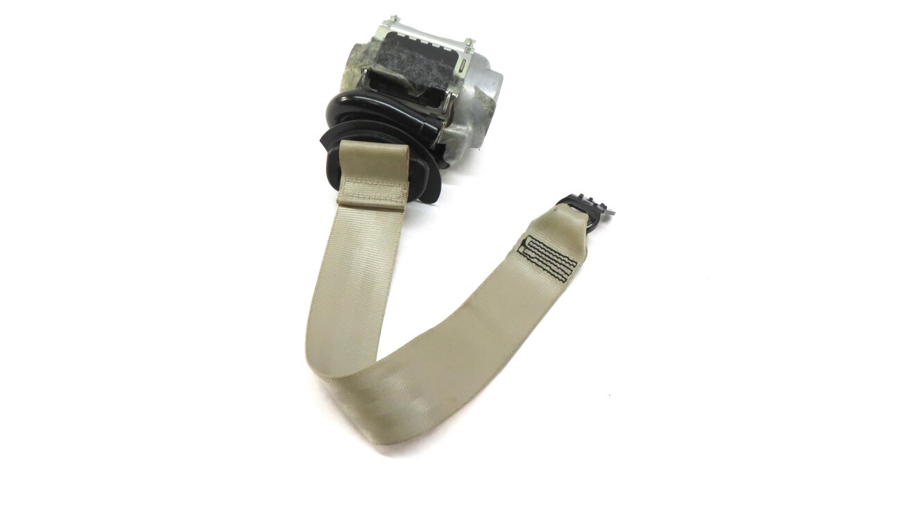 2017 AUDI Q7 (4M) REAR 2nd SECOND ROW SEAT RIGHT SEATBELT RETRACTOR (BEIGE)
