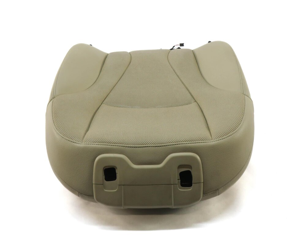 Thumbnail 3: 2017-2020 AUDI Q7 (4M) PASSENGER UPPER TOP HEATED VENTED SEAT CUSHION (BEIGE)