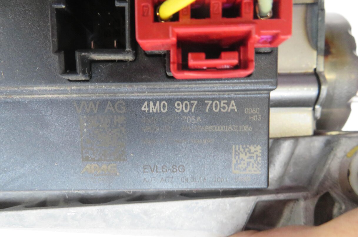 Thumbnail 5: 17-19 AUDI Q7 (4M) STEERING COLUMN ASSEMBLY w/ MOTOR (w/ LANE KEEP & ADAPTIVE)