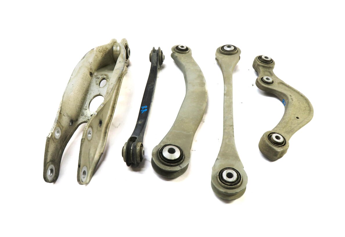 Thumbnail 2: 2017-2019 AUDI Q7 (4M) RIGHT PASSENGER REAR LOWER UPPER CONTROL ARM SET