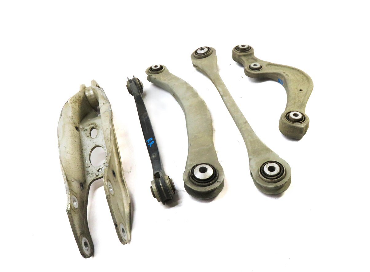 Thumbnail 3: 2017-2019 AUDI Q7 (4M) RIGHT PASSENGER REAR LOWER UPPER CONTROL ARM SET