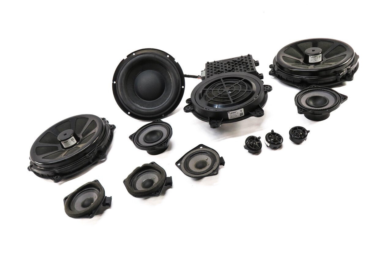 2011 PORSCHE CAYENNE (958) STEREO BOSE AUDIO SUB SUBWOOFER TWEETER SPEAKER SET