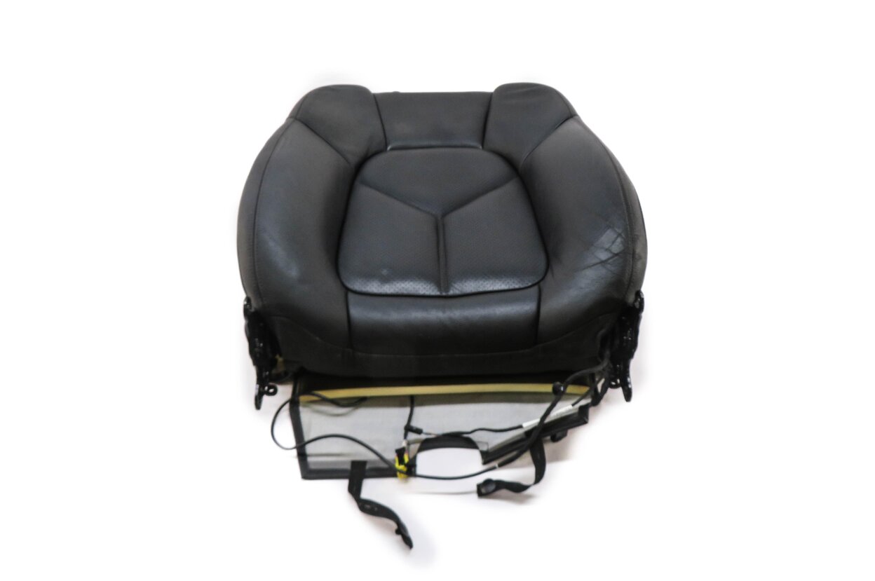 2011 PORSCHE CAYENNE (958) LEFT DRIVER UPPER TOP HEATED SEAT CUSHION (BLACK)