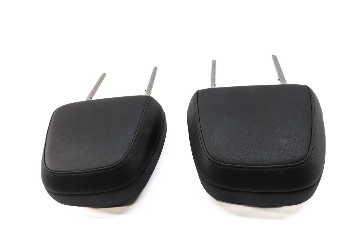 Thumbnail 4: 2013 PORSCHE CAYENNE (958) FRONT LEFT & RIGHT SEAT HEADREST SET (BLACK LEATHER)