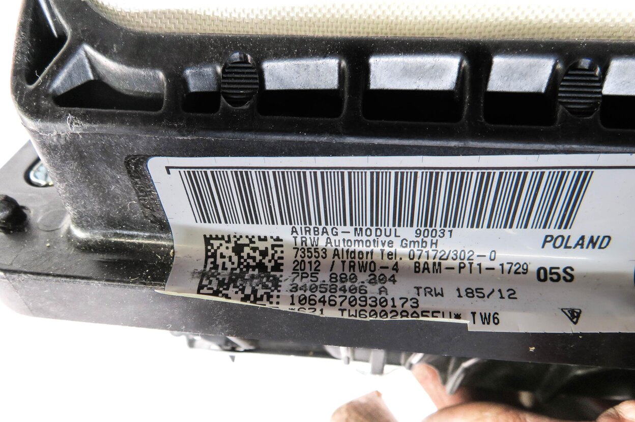 Thumbnail 5: 2011-2018 PORSCHE CAYENNE (958) RIGHT FRONT PASSENGER DASH SRS AIRBAG AIR BAG