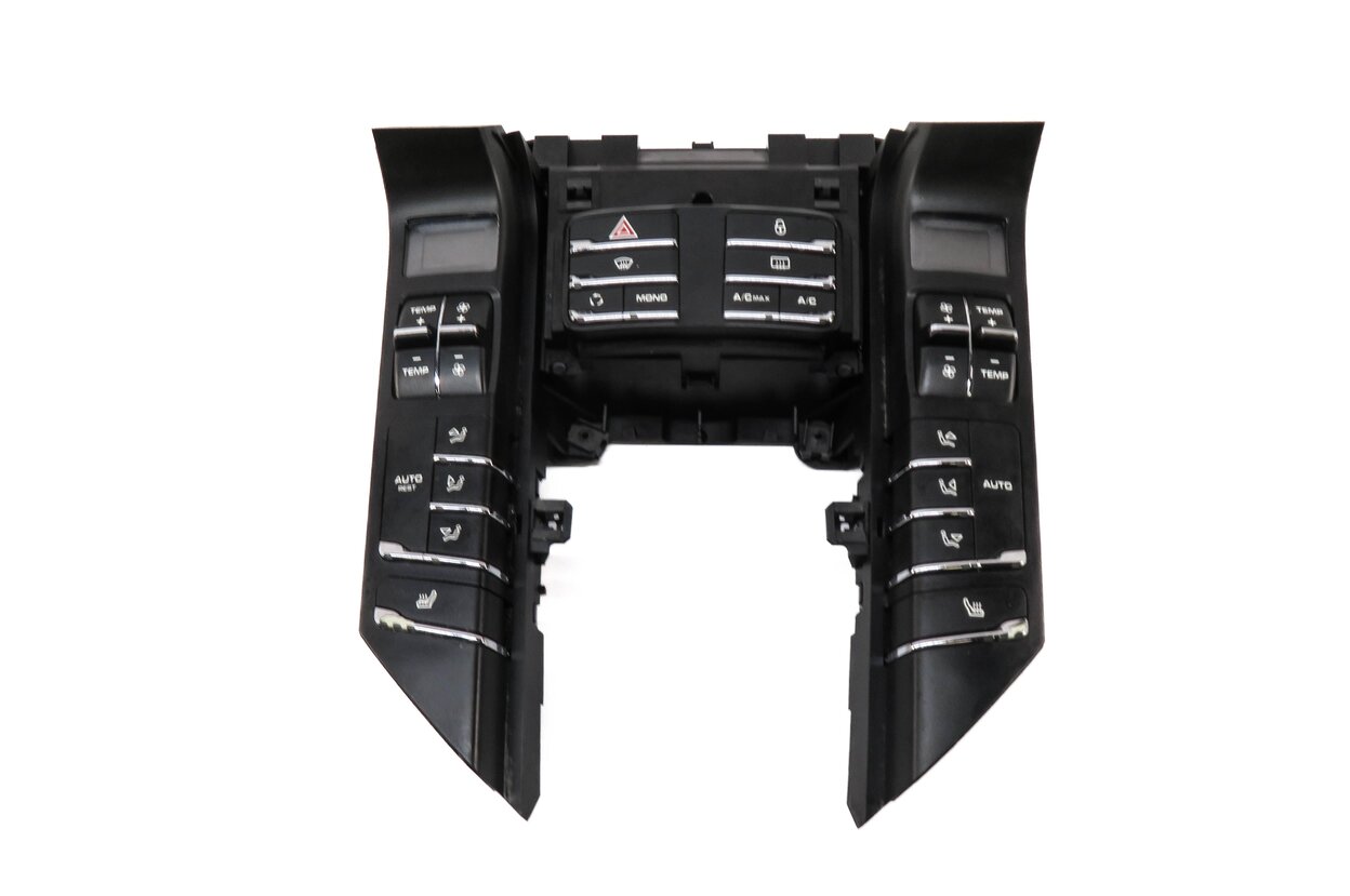 Thumbnail 3: 2011-2018 PORSCHE CAYENNE (958) FRONT HEATER A/C TEMPERATURE CONTROL PANEL
