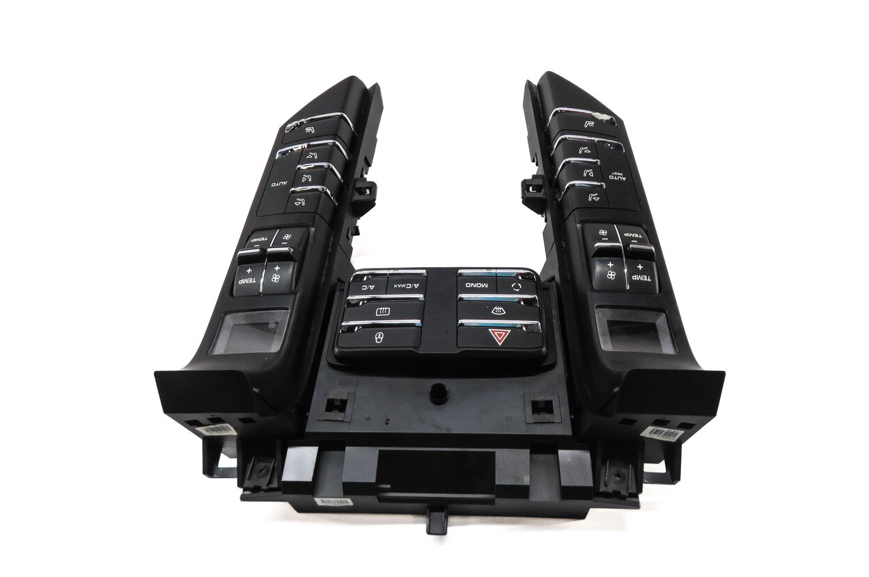 Thumbnail 4: 2011-2018 PORSCHE CAYENNE (958) FRONT HEATER A/C TEMPERATURE CONTROL PANEL