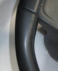 Thumbnail 10: 2010-2016 PORSCHE CAYENNE (958) 3-SPOKE STEERING WHEEL w/ SWITCHES (BLACK)