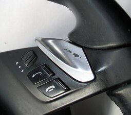 Thumbnail 11: 2010-2016 PORSCHE CAYENNE (958) 3-SPOKE STEERING WHEEL w/ SWITCHES (BLACK)