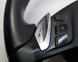 Thumbnail 12: 2010-2016 PORSCHE CAYENNE (958) 3-SPOKE STEERING WHEEL w/ SWITCHES (BLACK)