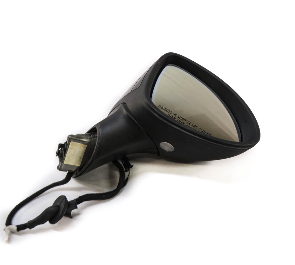 11-14 PORSCHE CAYENNE 958 RIGHT P-FOLD AUTODIM BLIND SPOT HEAT DOOR MIRROR BLACK