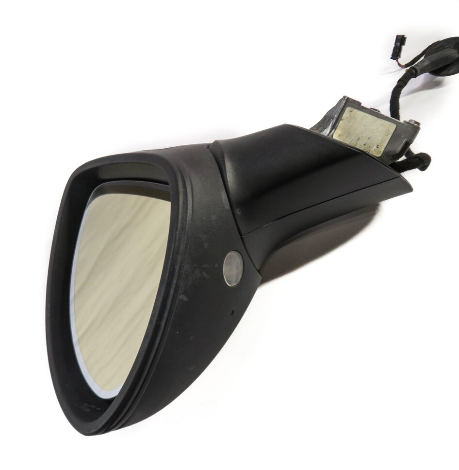 Thumbnail 2: 11-14 PORSCHE CAYENNE 958 LEFT P-FOLD AUTODIM BLIND SPOT HEAT DOOR MIRROR BLACK