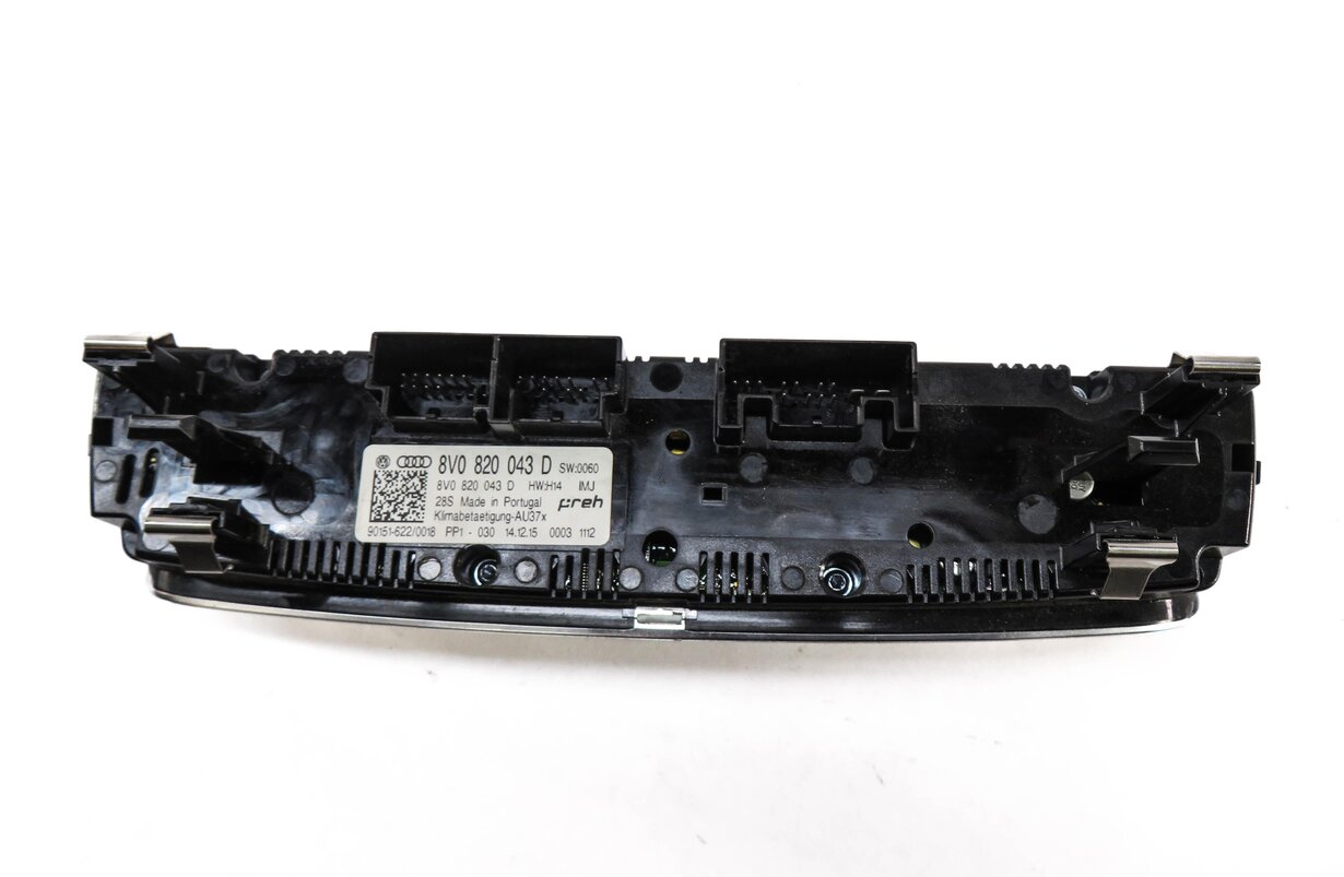 Thumbnail 5: 2015-2018 AUDI A3 S3 (8V) FRONT DUAL ZONE HEATER A/C TEMPERATURE CONTROL PANEL