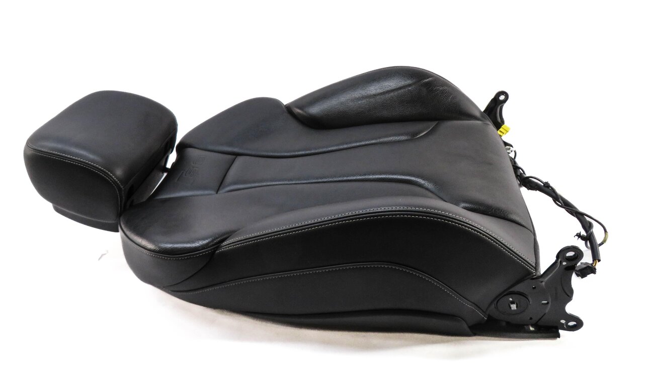 2016 AUDI S3 (8V) DRIVER - UPPER TOP HEATED SPORT SEAT CUSHION (BLACK)