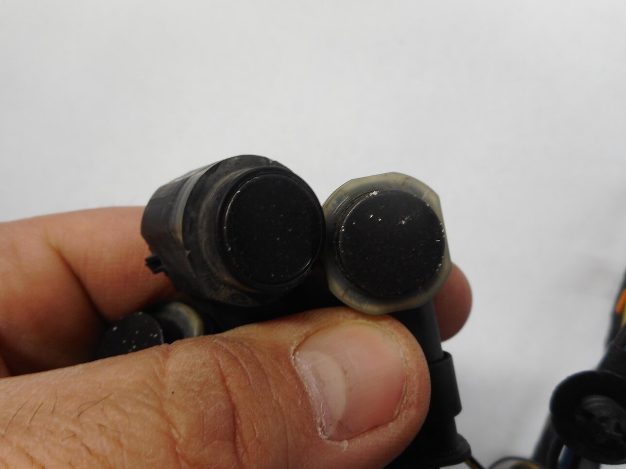 Thumbnail 6: 2011 RANGE ROVER SPORT (L320) FRONT PDC PARK SENSOR SET w/ HARNESS (BLACK 820)