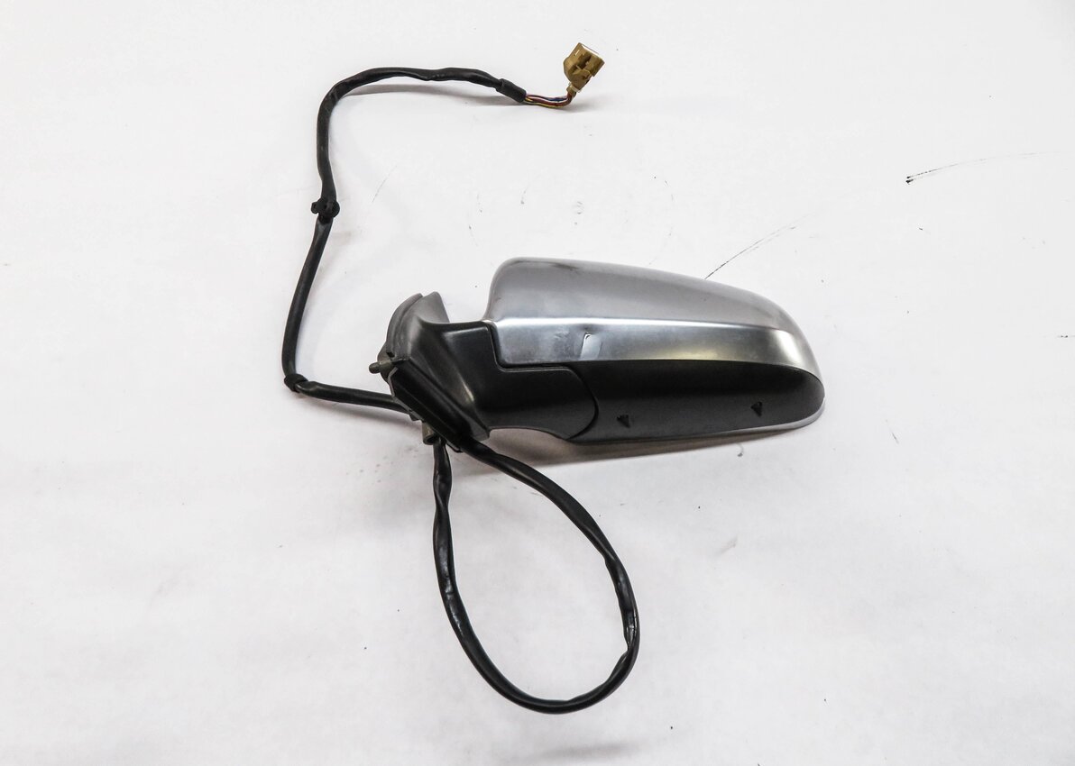 Thumbnail 5: 2004-2005 AUDI S4 (B6 8E) LEFT DRIVER PFOLD HEATED AUTODIM DOOR MIRROR ALUMINUM