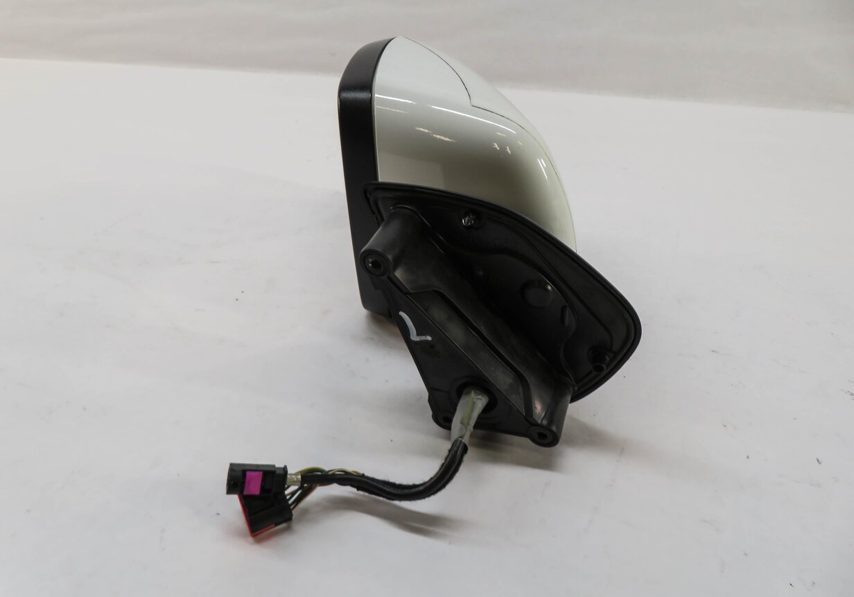 Thumbnail 4: 10-13 LR4 RANGE ROVER SPORT (L320) LEFT P-FOLD MEM HEATED CAMERA MIRROR (WHITE)