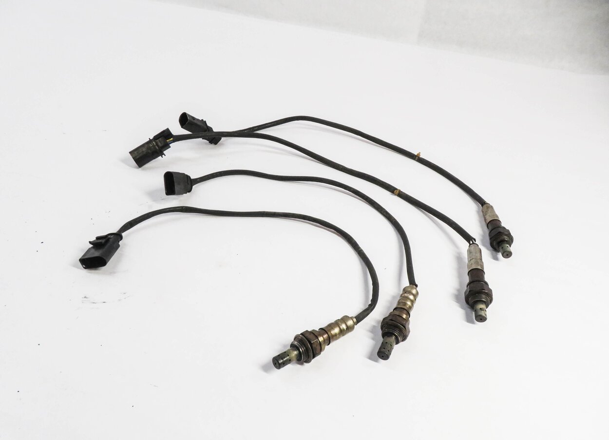 2009 AUDI A4 (B8 8K) 3.2L PRE / POST CAT O2 OXYGEN LAMBDA PROBE SENSOR SET-4