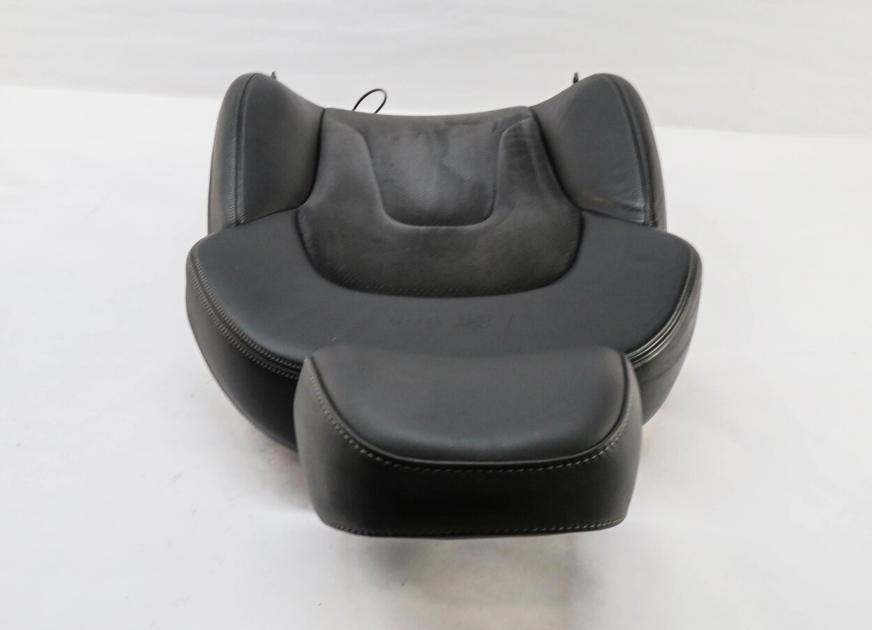 Thumbnail 3: 2009 AUDI A4 (B8 8K) DRIVER UPPER TOP HEATED SPORT SEAT CUSHION (BLACK / SILVER)