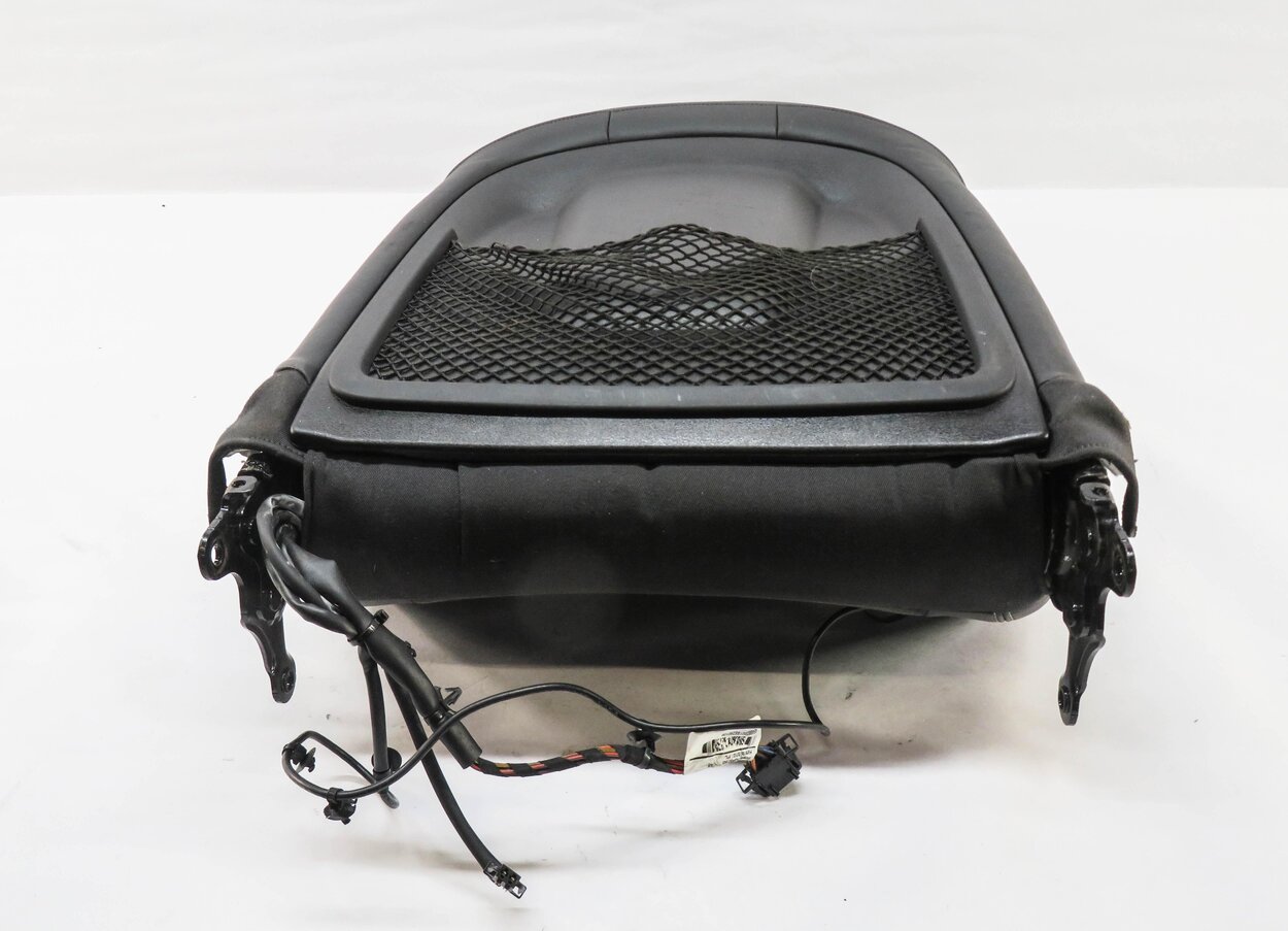 Thumbnail 5: 2009 AUDI A4 (B8 8K) DRIVER UPPER TOP HEATED SPORT SEAT CUSHION (BLACK / SILVER)