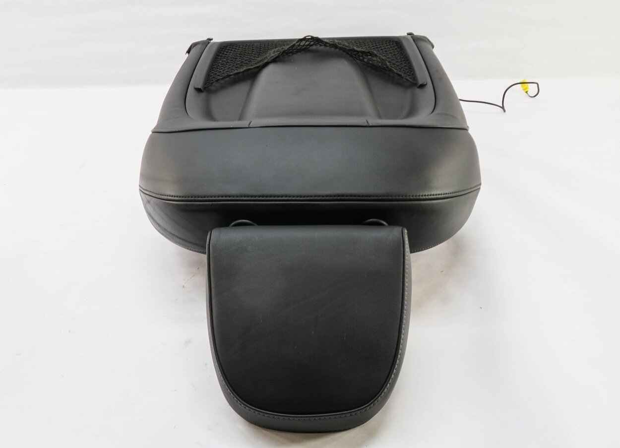 Thumbnail 6: 2009 AUDI A4 (B8 8K) DRIVER UPPER TOP HEATED SPORT SEAT CUSHION (BLACK / SILVER)