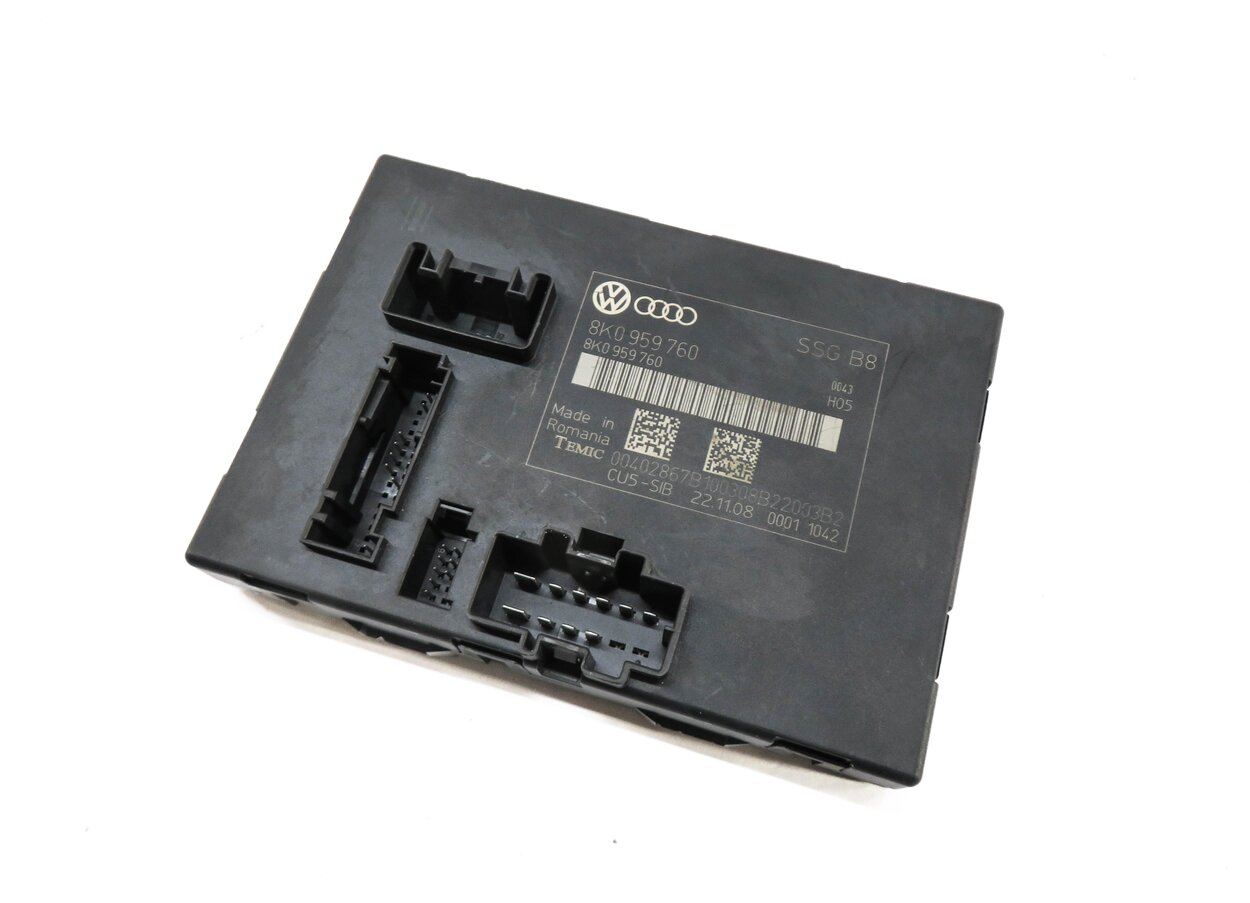 2009 AUDI A4 (B8 8K) LEFT FRONT DRIVER SEAT CONTROL MODULE