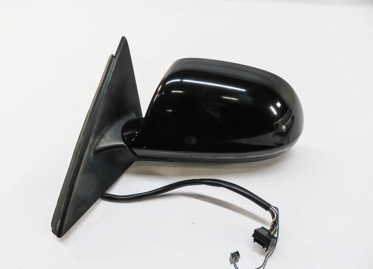 Thumbnail 5: 2009 AUDI A4 (B8 8K) SDN / WGN - LEFT HEATED MEMORY AUTODIM DOOR MIRROR (BLACK)