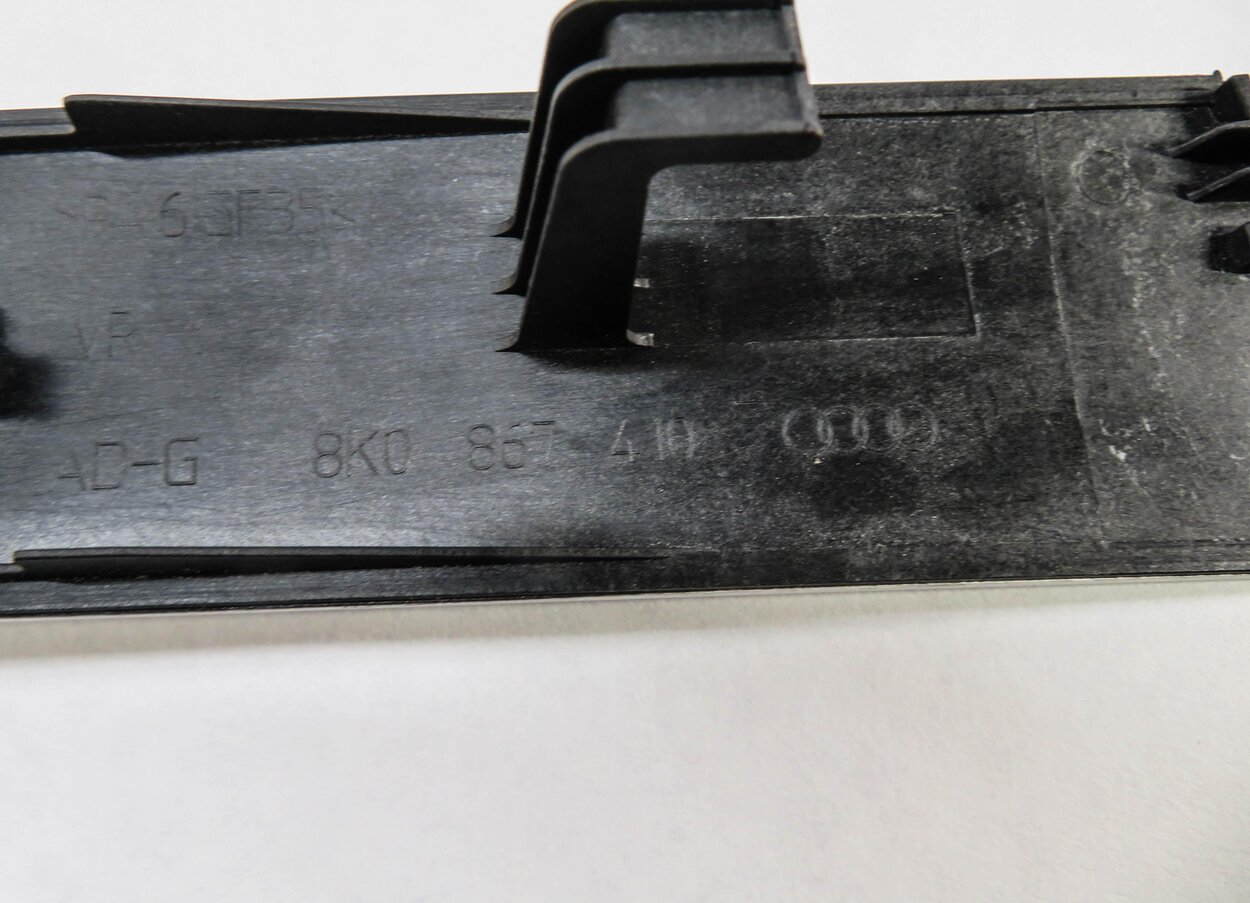 Thumbnail 12: 2009 AUDI A4 (B8 8K) DASH DOOR CONSOLE BRUSHED ALUMINUM INTERIOR TRIM SET