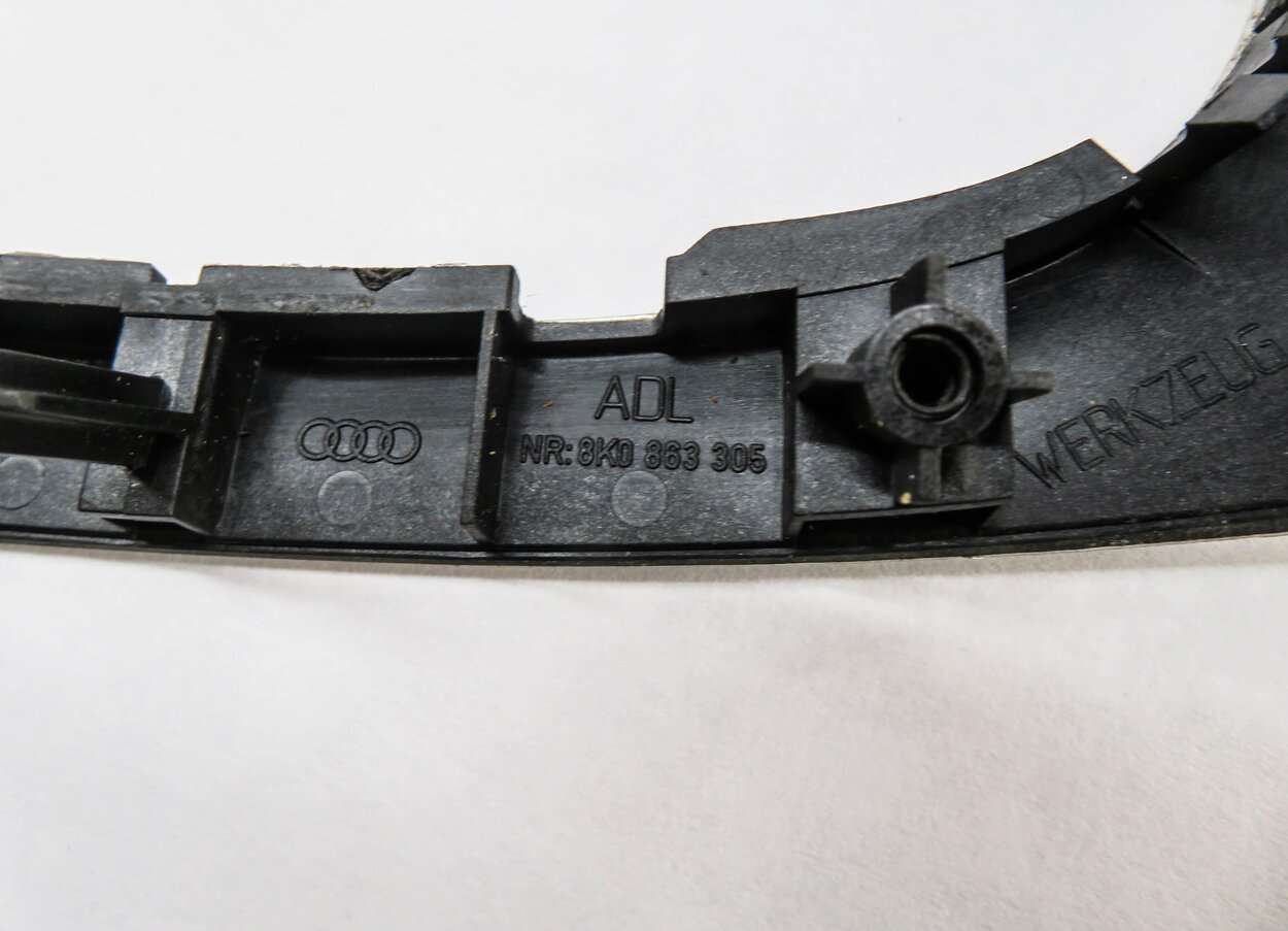 Thumbnail 14: 2009 AUDI A4 (B8 8K) DASH DOOR CONSOLE BRUSHED ALUMINUM INTERIOR TRIM SET