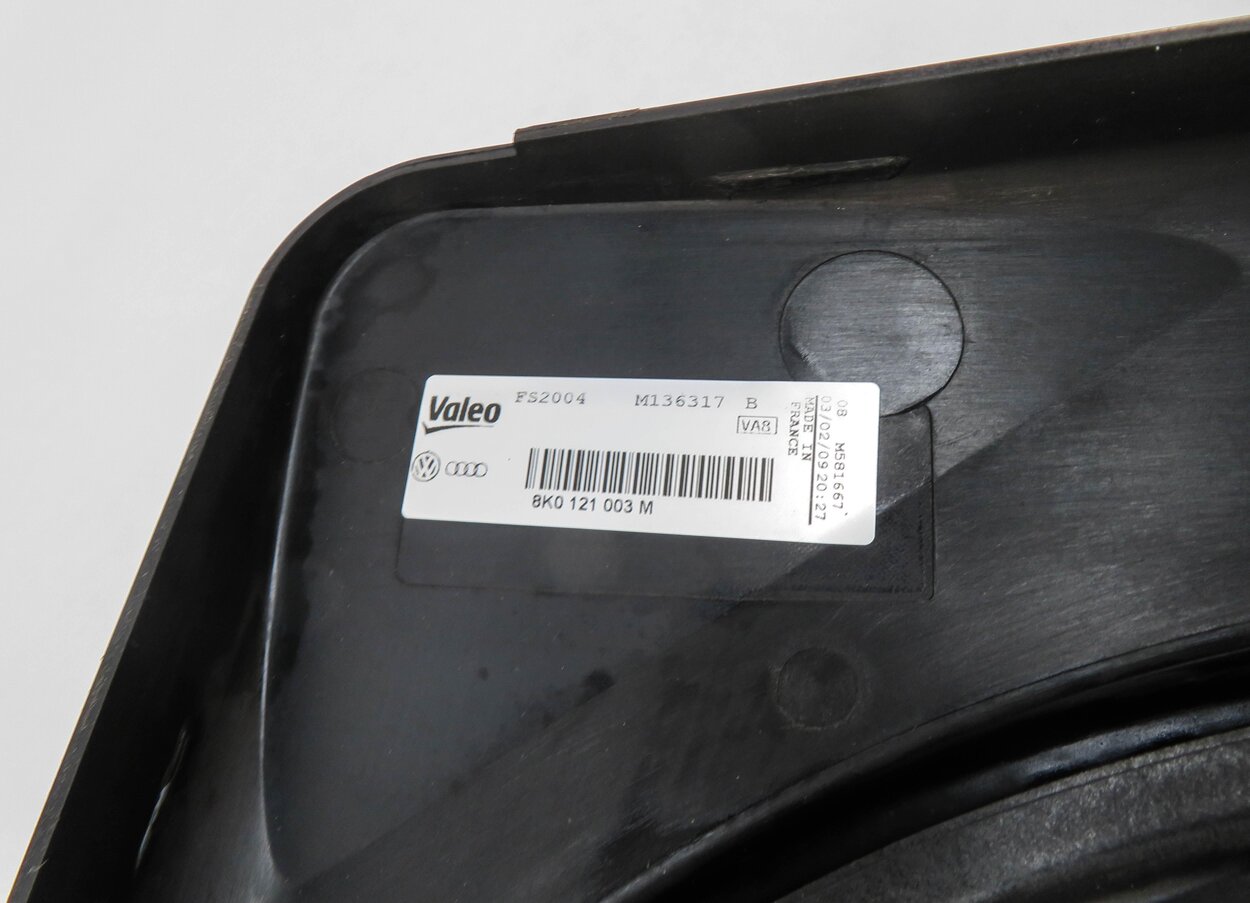 Thumbnail 9: 2009-2017 AUDI A4 A5 Q5 S4 (B8 8T 8R) 2.0L / 3.0L / 3.2L - RADIATOR COOLING FAN
