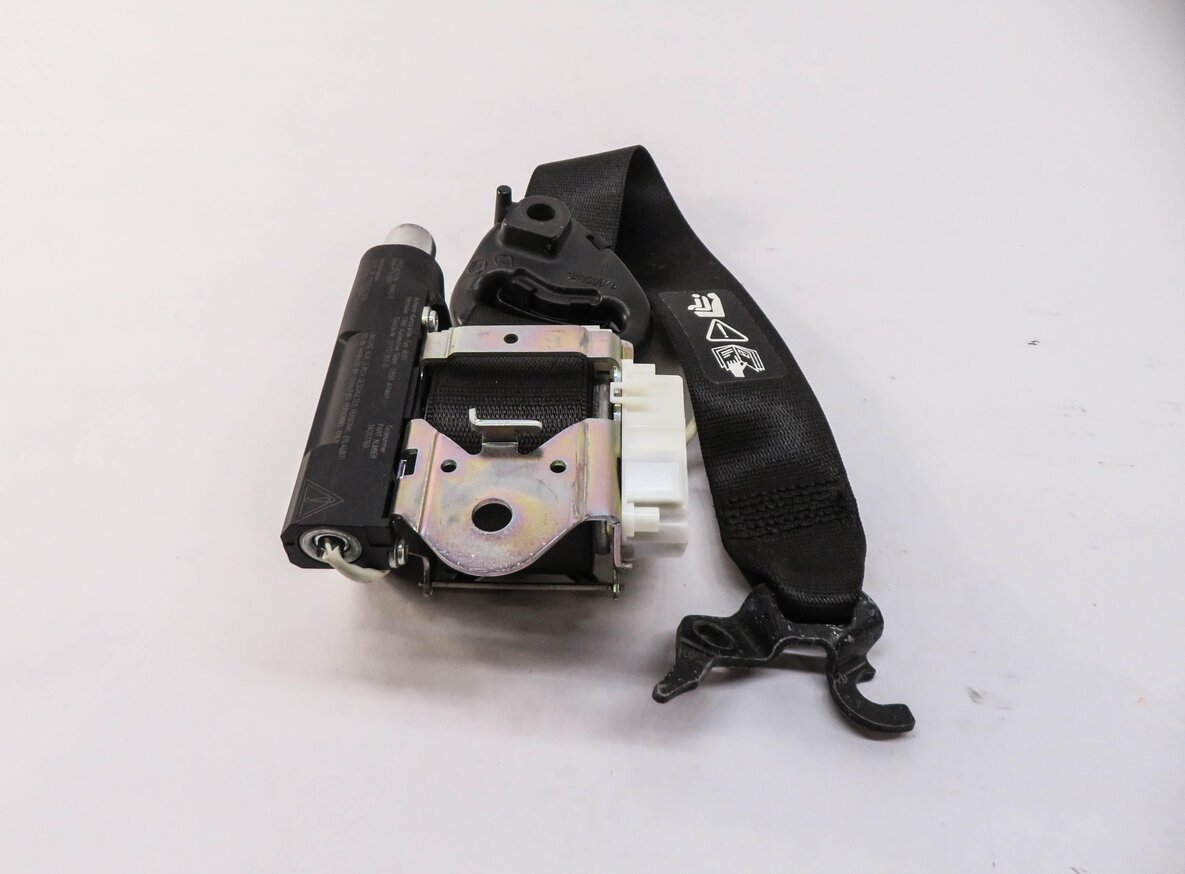 Thumbnail 3: 2009-2016 BMW Z4 (E89) RIGHT FRONT PASSENGER SEATBELT BUCKLE RETRACTOR (BLACK)