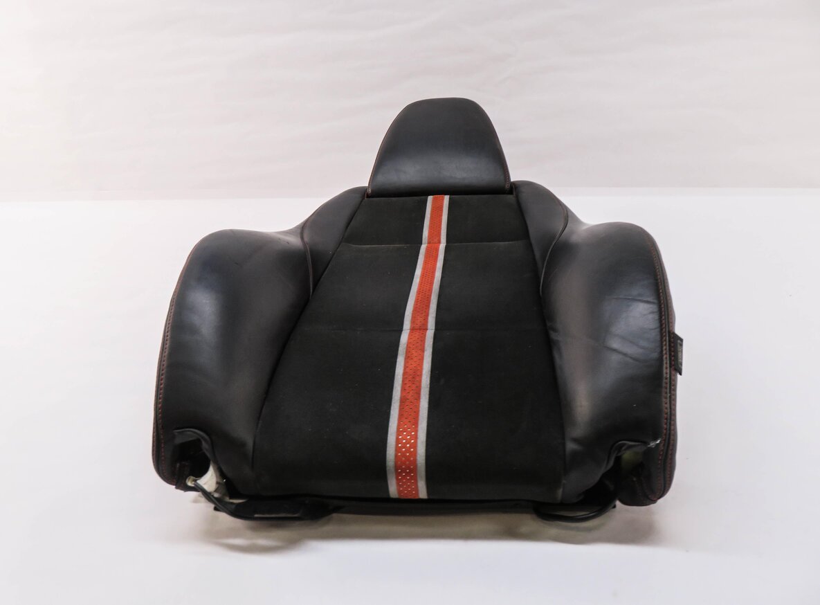 Thumbnail 2: 2009-2016 BMW Z4 (E89) LEFT DRIVER UPPER TOP SPORT SEAT CUSHION (BLACK / ORANGE)