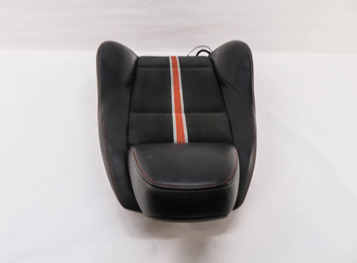 Thumbnail 3: 2009-2016 BMW Z4 (E89) LEFT DRIVER UPPER TOP SPORT SEAT CUSHION (BLACK / ORANGE)