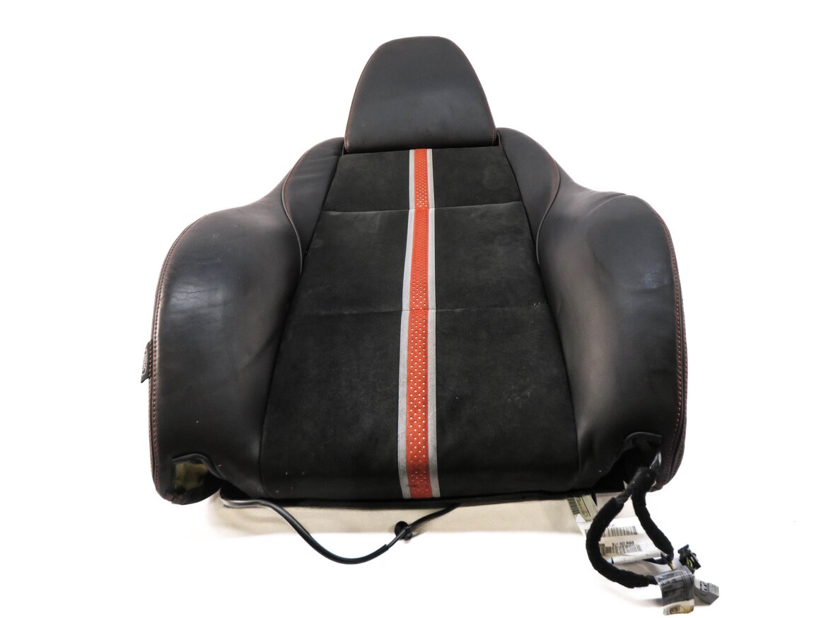 2009-2016 BMW Z4 (E89) PASSENGER UPPER TOP SPORT SEAT CUSHION (BLACK / ORANGE)