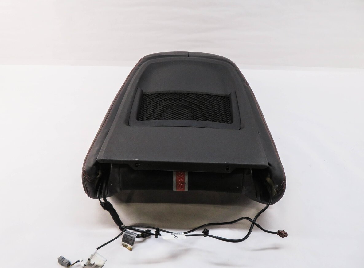Thumbnail 3: 2009-2016 BMW Z4 (E89) PASSENGER UPPER TOP SPORT SEAT CUSHION (BLACK / ORANGE)