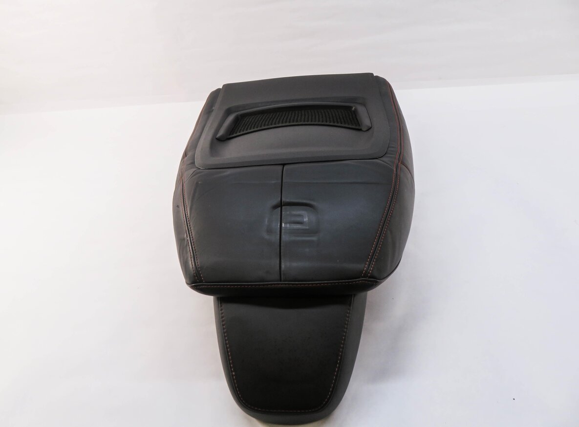 Thumbnail 4: 2009-2016 BMW Z4 (E89) PASSENGER UPPER TOP SPORT SEAT CUSHION (BLACK / ORANGE)