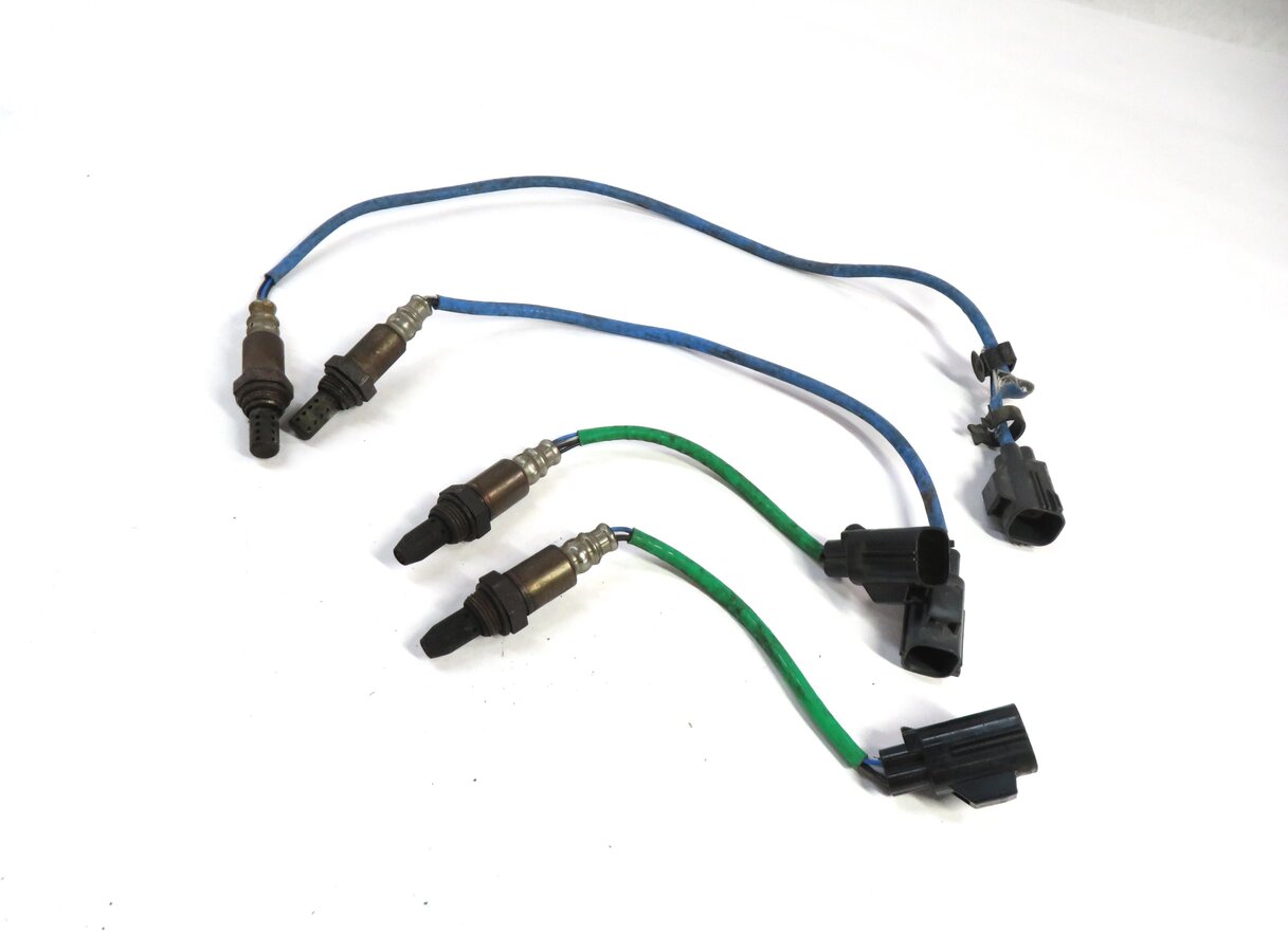2012 LAND ROVER LR4 5.0L AJ133 PRE & POST CAT OXYGEN SENSOR SET/4