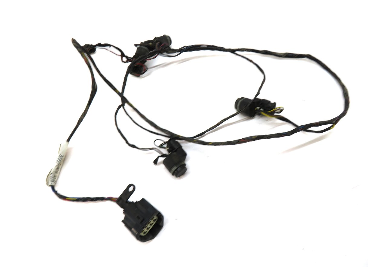 12 LAND ROVER LR4 REAR PARK ASSIST PDC SENSOR SET w/ HARNESS SANTORINI BLACK 820