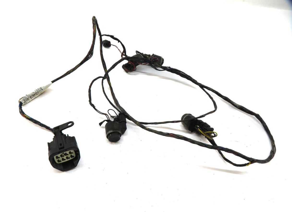 Thumbnail 2: 12 LAND ROVER LR4 REAR PARK ASSIST PDC SENSOR SET w/ HARNESS SANTORINI BLACK 820