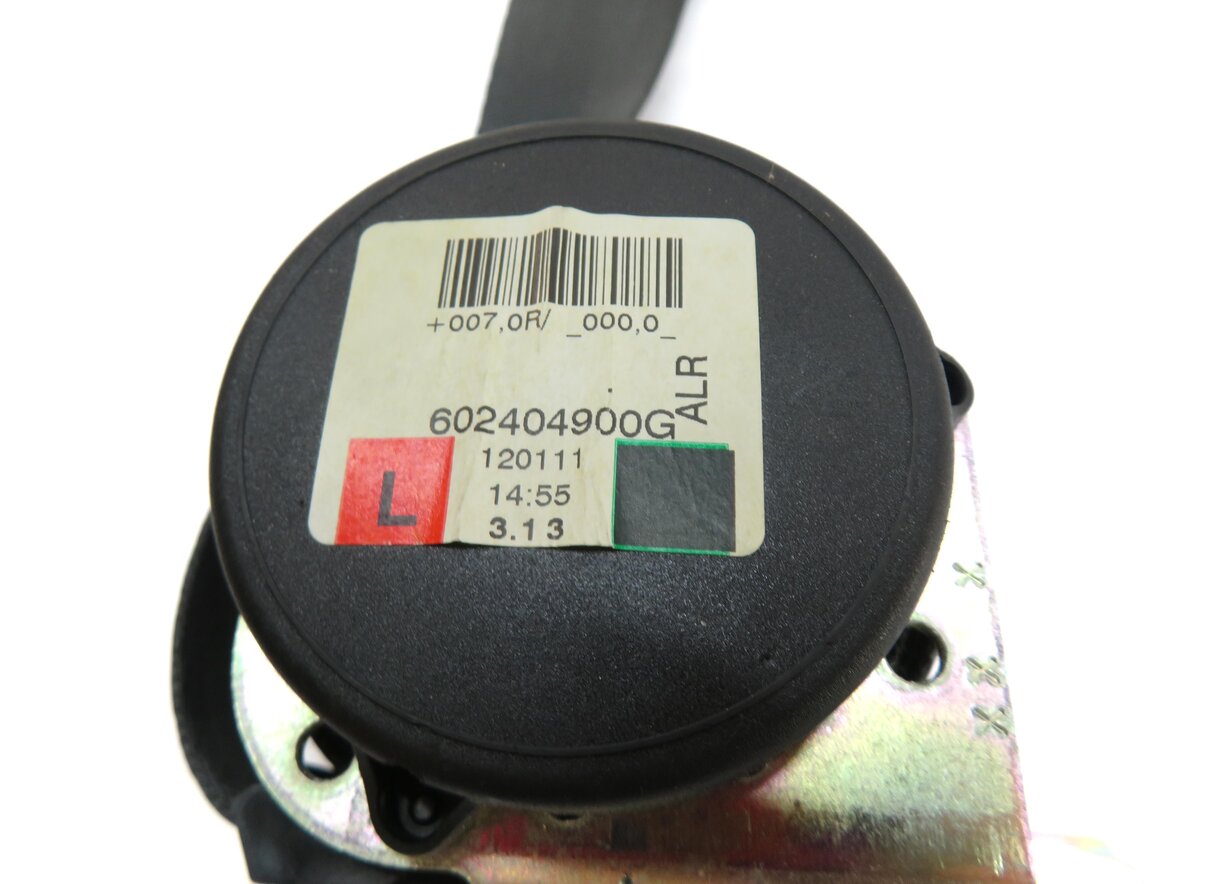 Thumbnail 6: 12 LAND ROVER LR4 REAR SECOND ROW LEFT RIHT CENTER SEATBELT RETRACTOR SET BLACK