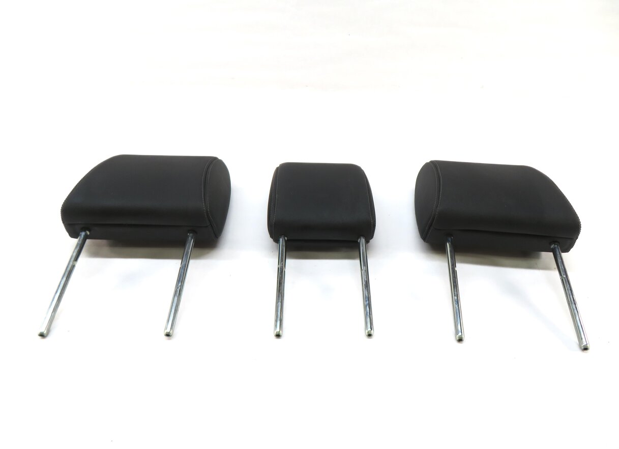 Thumbnail 5: 12 LAND ROVER LR4 REAR SECOND ROW LEFT RIGHT CENTER HEADREST EBONY BLACK LEATHER