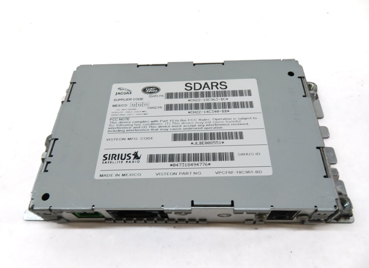 Thumbnail 2: 12-13 LAND ROVER LR4 / RANGE ROVER SPORT (L320) SIRIUS SATELLITE RECEIVER MODULE
