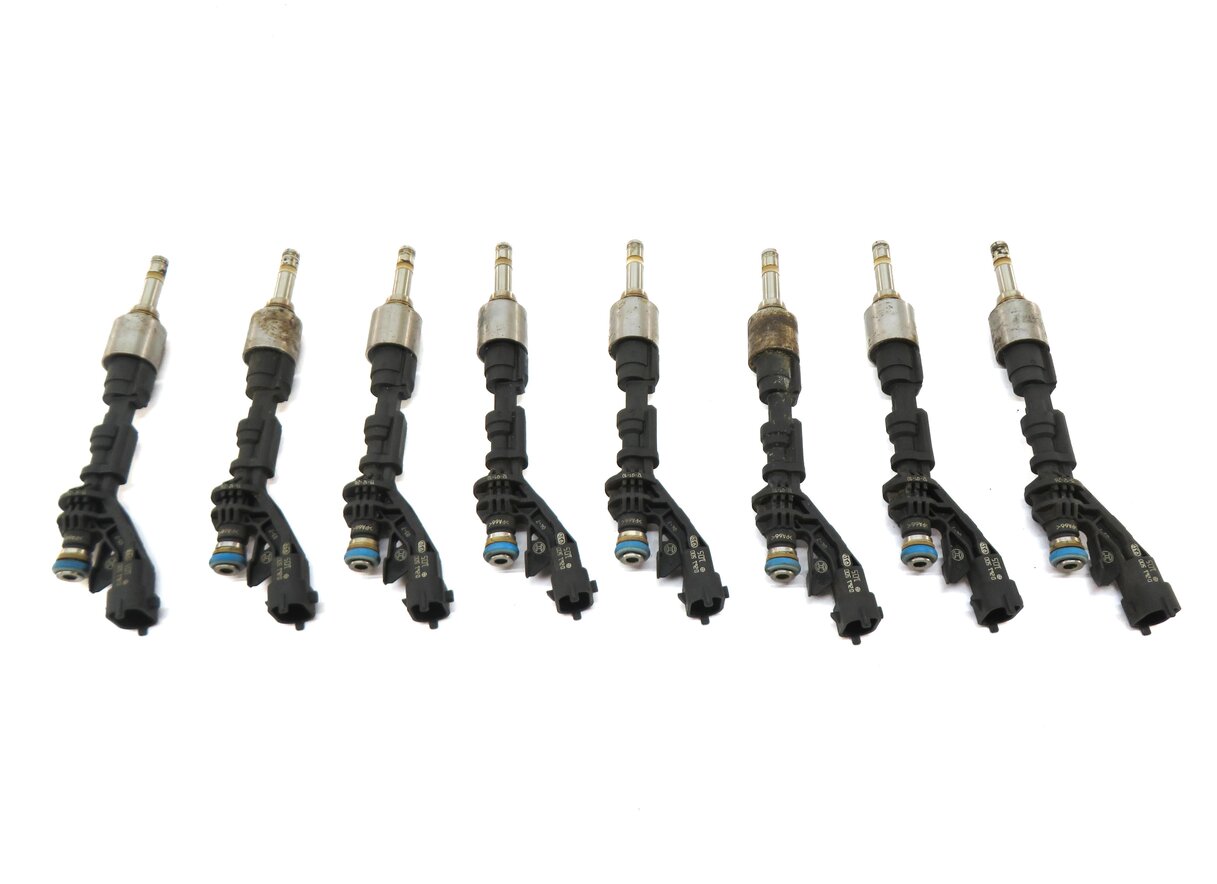 Thumbnail 2: 2010-2017 RANGE ROVER SPORT (L320 L322) JAGUAR XF XJ XK 5.0L FUEL INJECTOR SET 8
