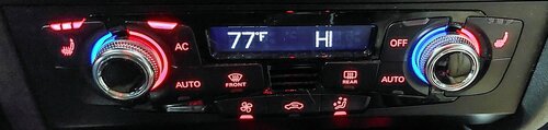 Thumbnail 2: 13-17 AUDI A4 S4 A5 S5 RS5 Q5 SQ5 (B8 8K 8T 8R) HEATER A/C TEMPERATURE CONTROL