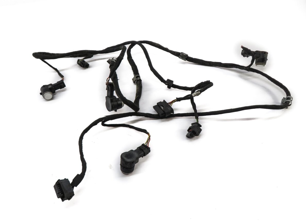 Thumbnail 3: 2014 MERCEDES GL450 (X166) REAR PDC PARK DISTANCE SENSOR SET w/ HARNESS (WHITE)