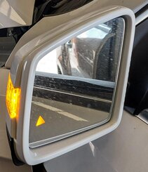 Thumbnail 4: 2013-2016 MERCEDES GL350 GL450 GL550 (X166) LEFT - CAMERA DOOR MIRROR (WHITE)