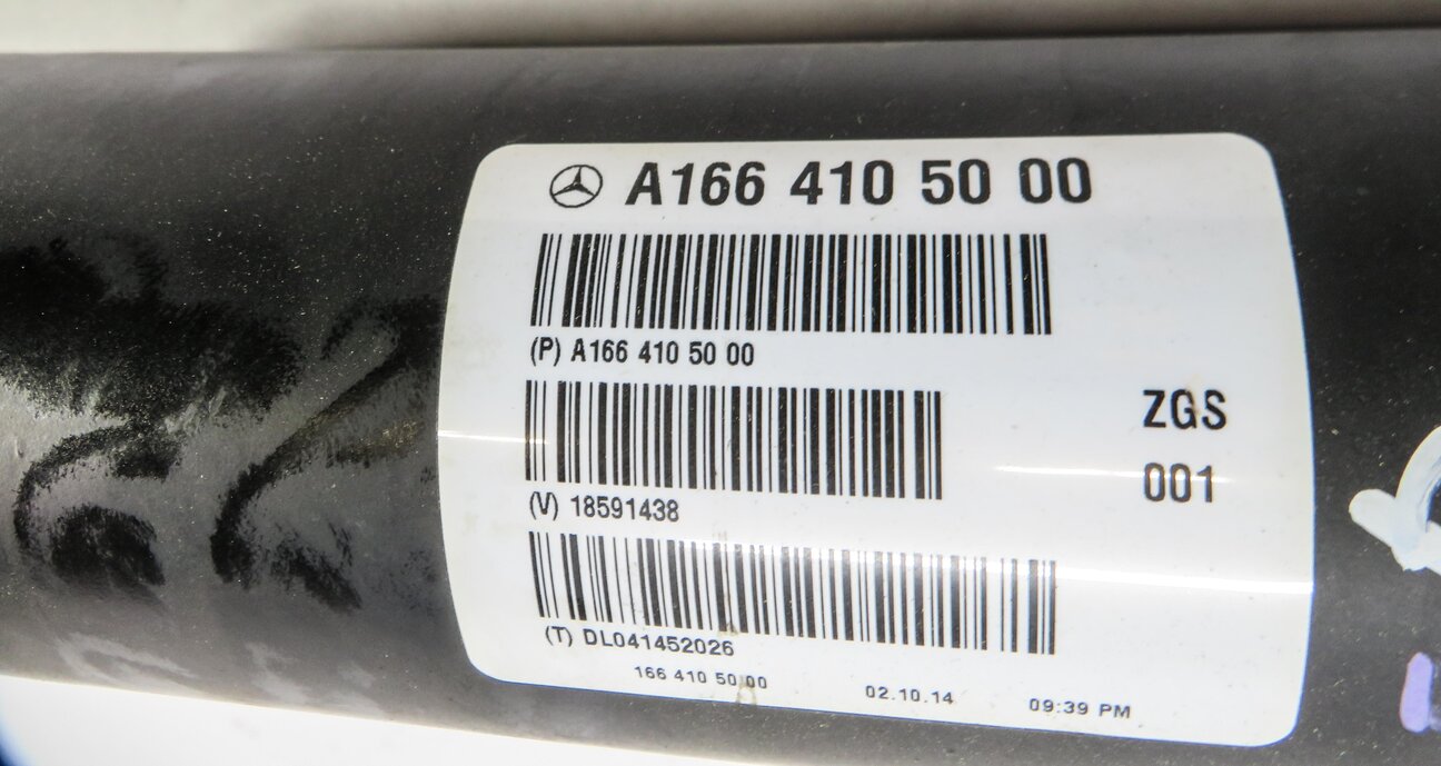 Thumbnail 4: 2014-2016 MERCEDES GL450 GL550 (X166) REAR DRIVESHAFT DRIVELINE DRIVE LINE SHAFT