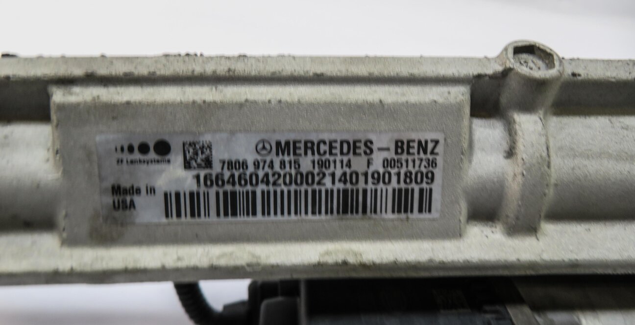 Thumbnail 6: 2013-2016 MERCEDES GL350 GL450 GL550 ML250 ML350 ML550 (W166 X166) RACK & PINION